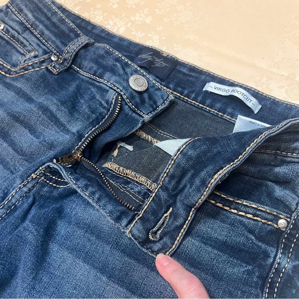 Buckle Daytrip Virgo Denim Jeans Womens 29S Blue Bootcut Mid Rise Stretch Comfy - Picture 8 of 15